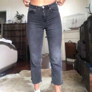 H&M black mom jeans
